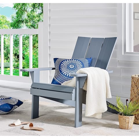 Acacia Adirondack Chair, Grey
