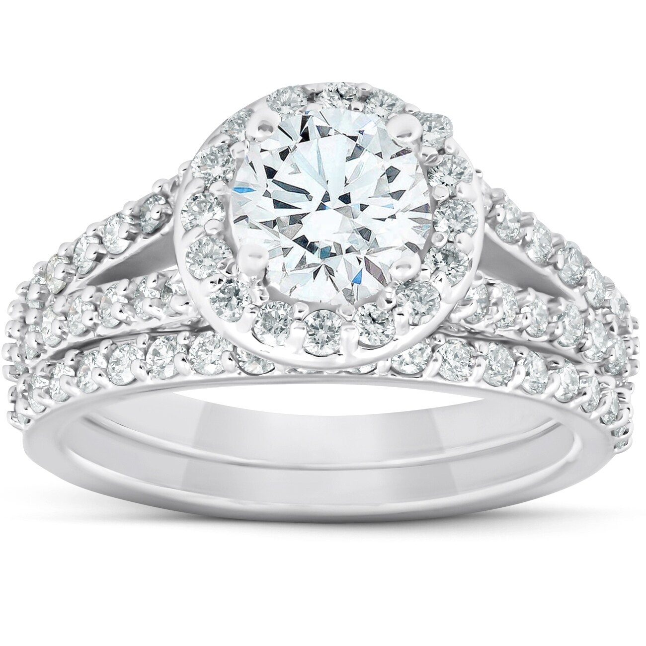 multi band engagement ring