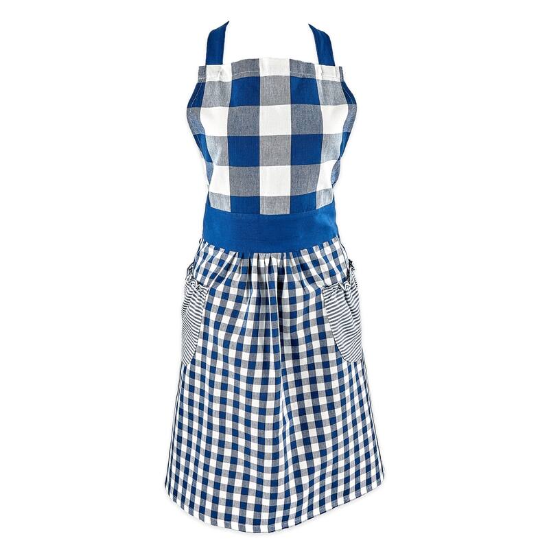 DII Household Apron - Navy & Off White