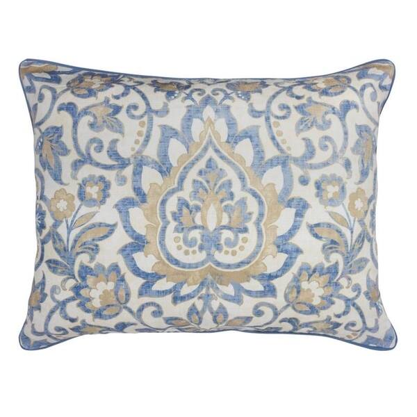 Shop Croscill Janine Blue Damask 4 Piece Comforter Set On Sale