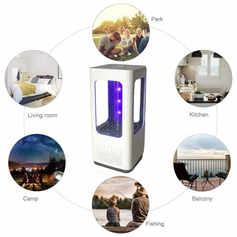 Photocatalytic 360 Ultraviolet Mosquito Pest Bug & Fly Killer Fan Trap