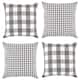 Option Grey & White Check-Gingham