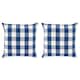 Option Navy & White Check