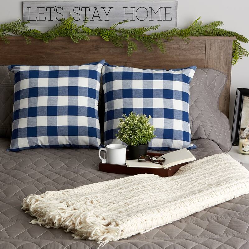 Porch & Den Crestline Gingham Pillow Covers