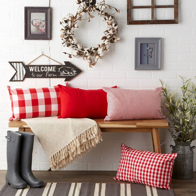 Porch & Den Crestline Gingham Pillow Covers