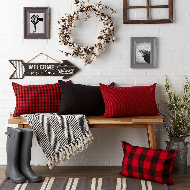 Porch & Den Crestline Gingham Pillow Covers