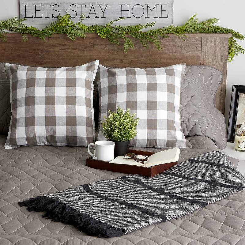 Porch & Den Crestline Gingham Pillow Covers