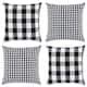 Option Black & White Check-Gingham