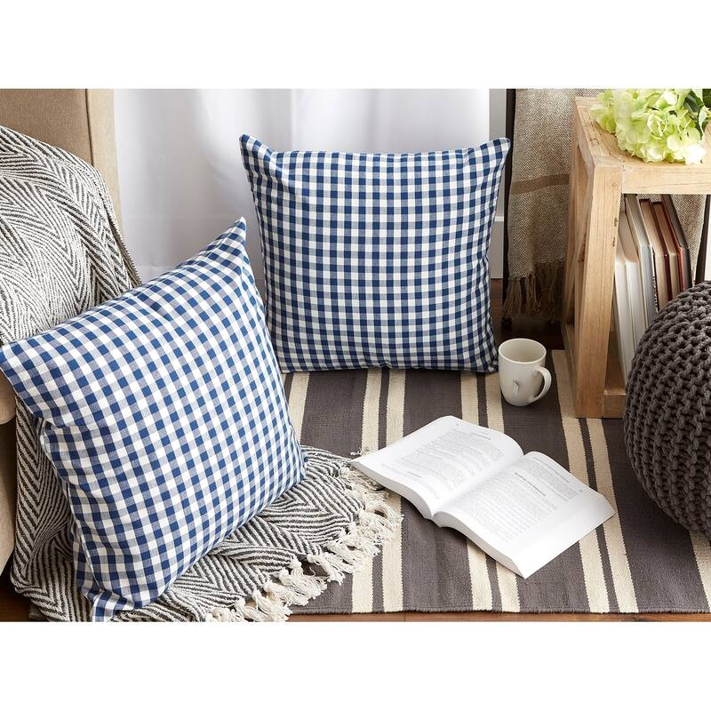 Porch & Den Crestline Gingham Pillow Covers