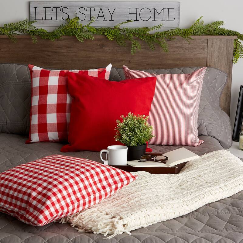 Porch & Den Crestline Gingham Pillow Covers