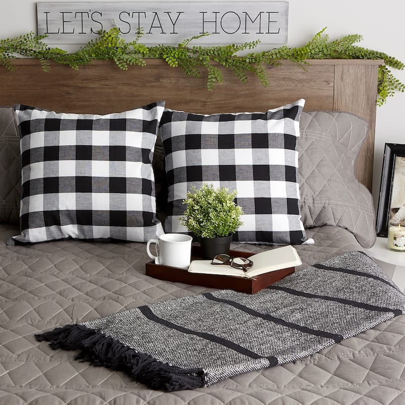 Porch & Den Crestline Gingham Pillow Covers