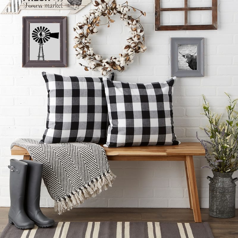 Porch & Den Crestline Gingham Pillow Covers