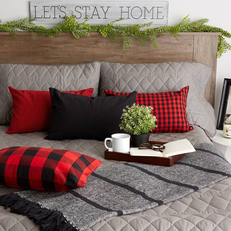 Porch & Den Crestline Gingham Pillow Covers