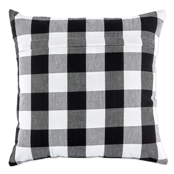 black and white gingham pillow covers