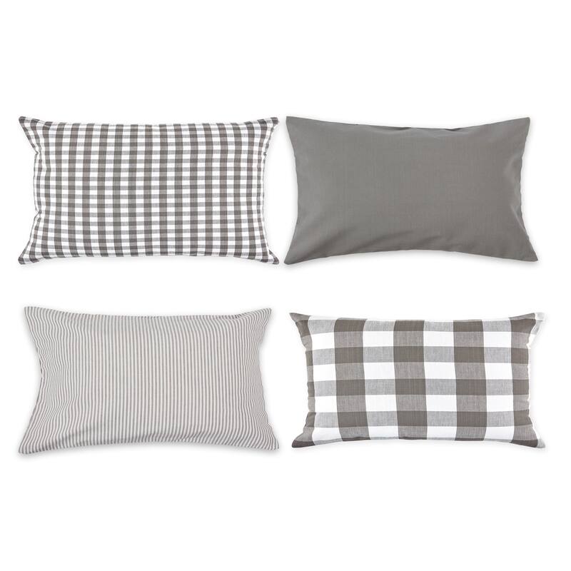 Porch & Den Crestline Gingham Pillow Covers