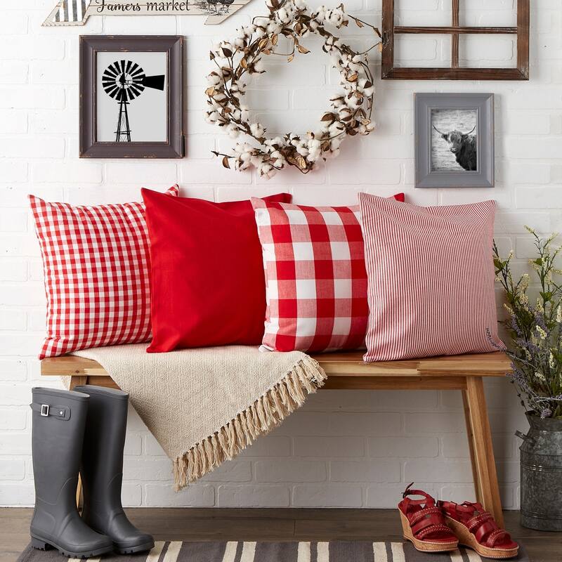 Porch & Den Crestline Gingham Pillow Covers