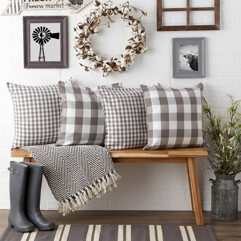 Porch & Den Crestline Gingham Pillow Covers