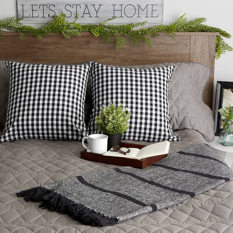 Porch & Den Crestline Gingham Pillow Covers