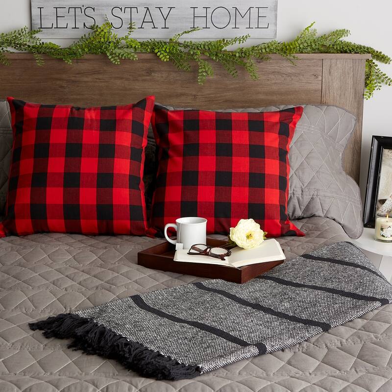 Porch & Den Crestline Gingham Pillow Covers