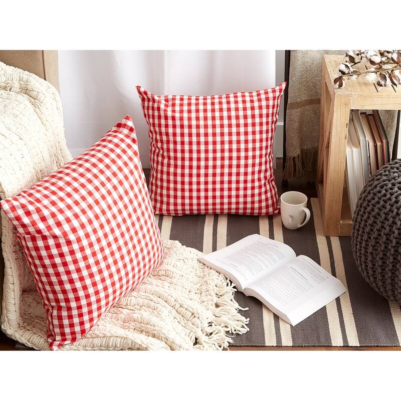 Porch & Den Crestline Gingham Pillow Covers