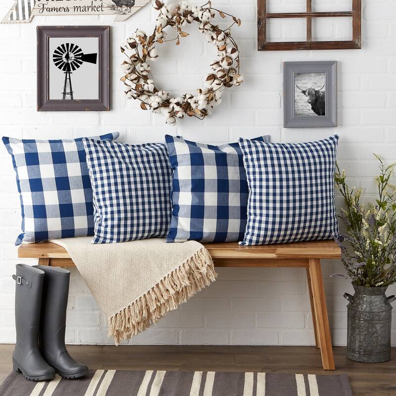 Porch & Den Crestline Gingham Pillow Covers
