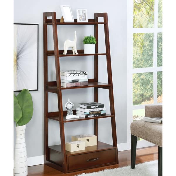 Shop Copper Grove Stryi Contemporary 5 Tier Ladder Bookshelf On