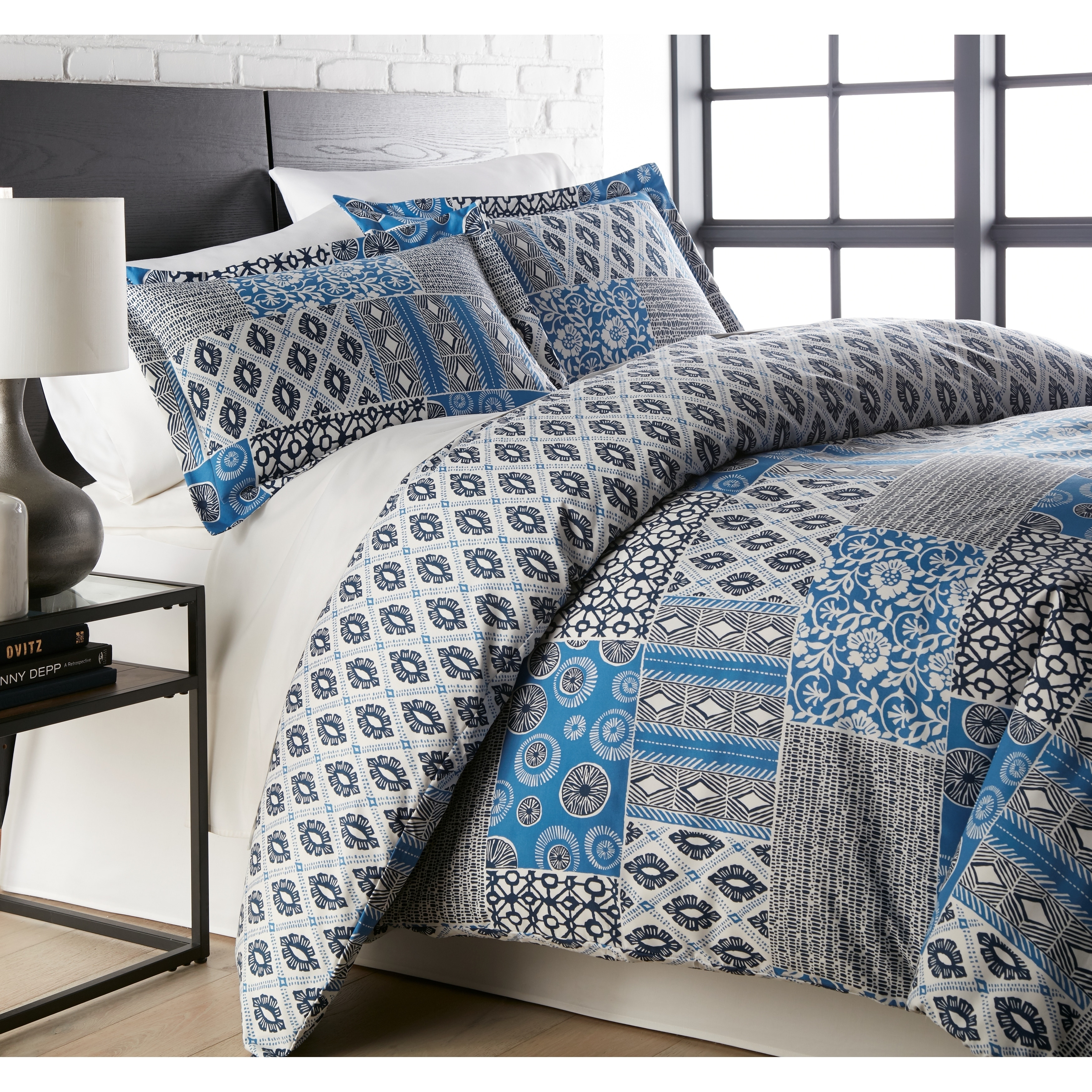 Shop Vilano Ultra Soft Global Patchwork 3 Piece Duvet Cover And