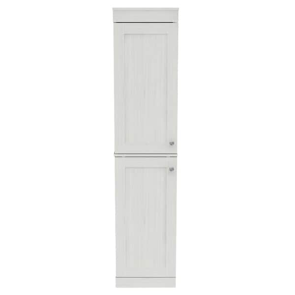 Shop Inval Shaker Style Washed Oak 2 Door Slim Pantry Free