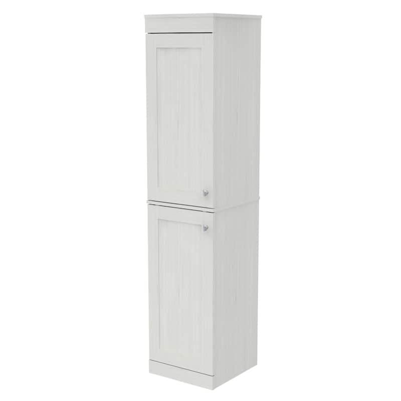 Inval Shaker Style Washed Oak 2-door Slim Pantry - On Sale - Bed Bath 