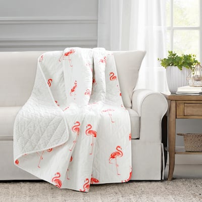 Lush Decor Kelly Flamingo Throw Blanket