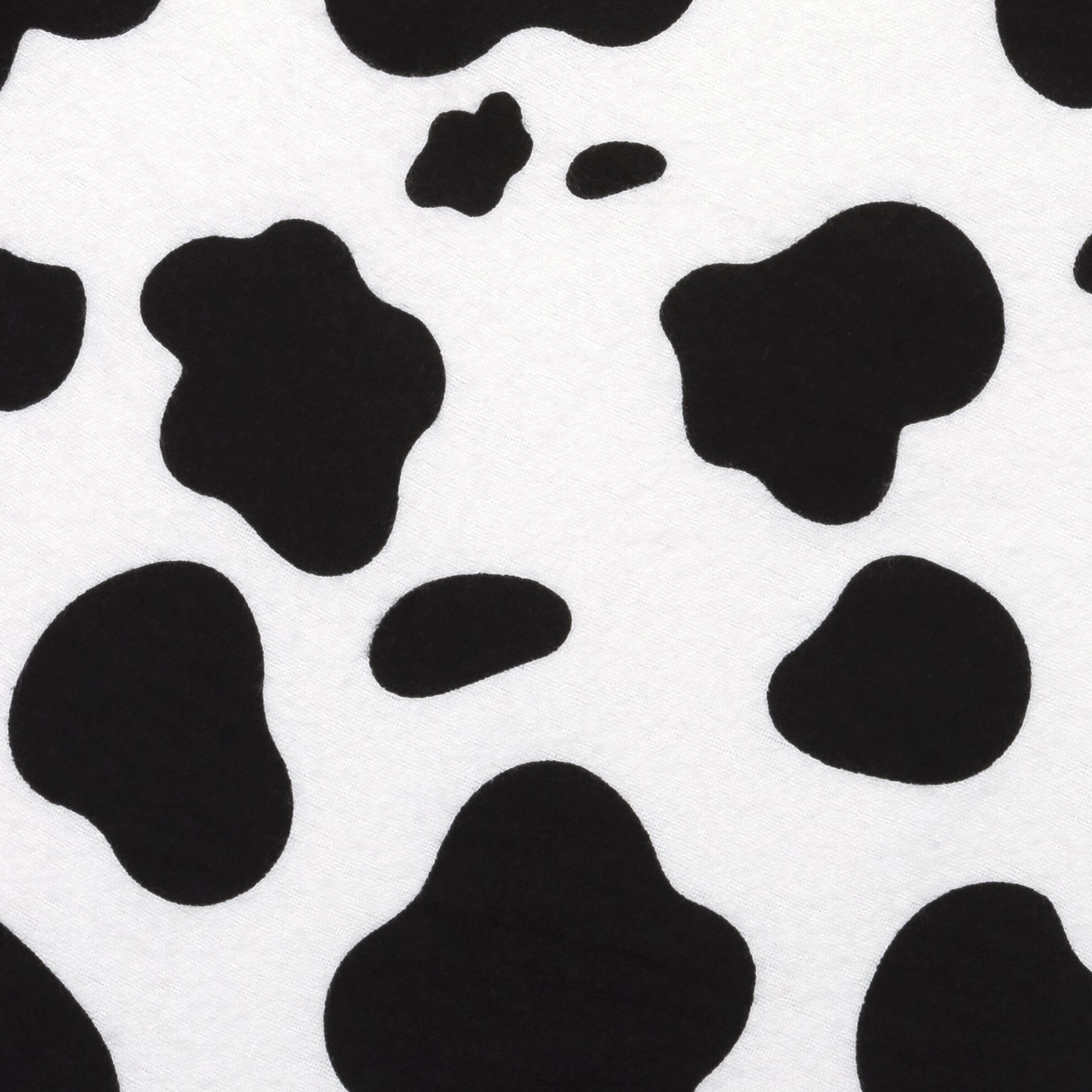 cow print crib sheet