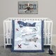 preview thumbnail 1 of 8, Sammy and Lou Adventure Awaits 4 Piece Crib Bedding Set