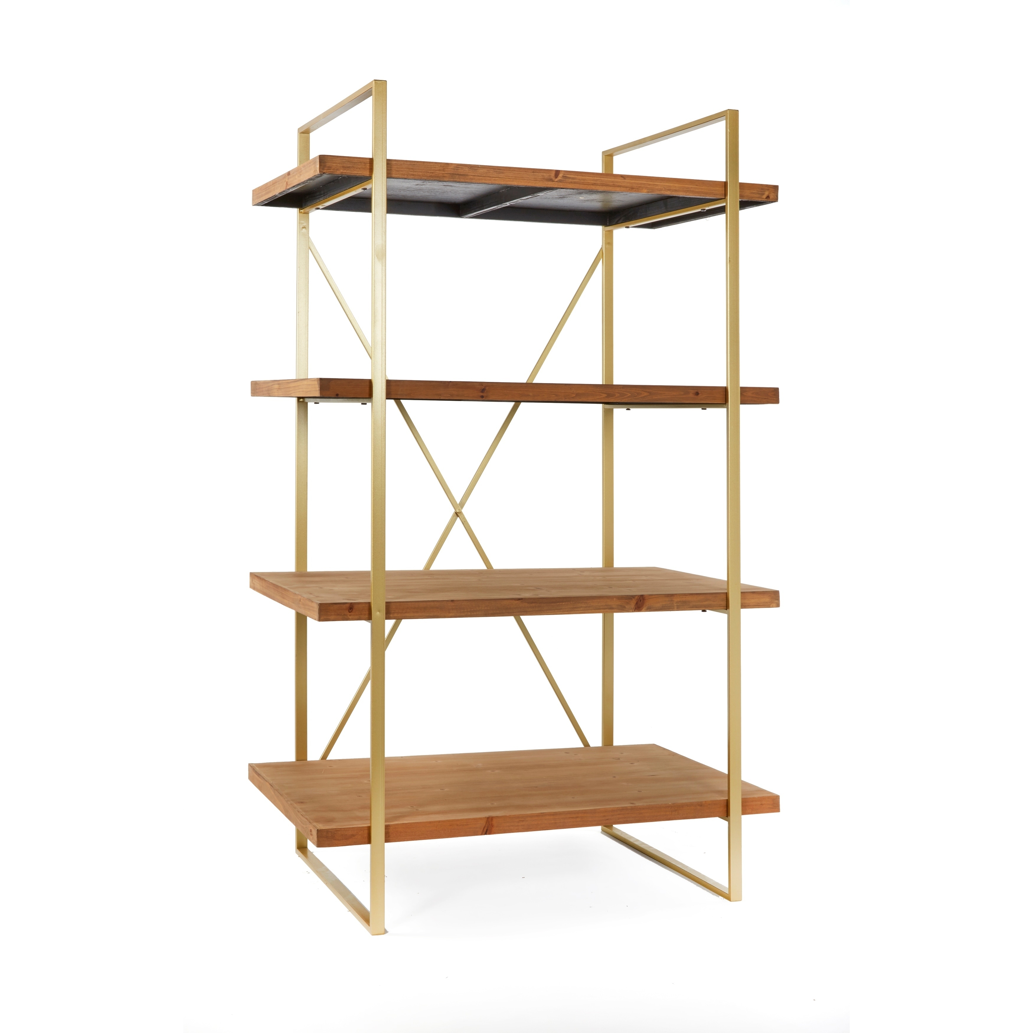 Shop Statements By J Emma Etagere Wooden Bookshelf With 4 Shelves