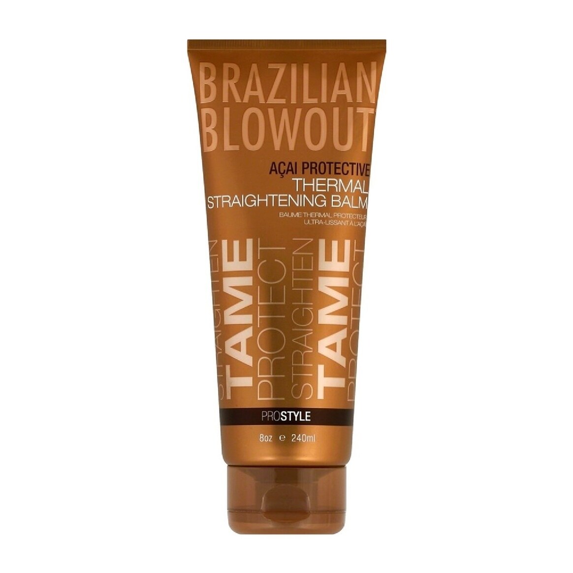 brazilian blowout acai protective thermal straightening balm