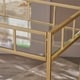 preview thumbnail 5 of 12, Falon Indoor Modern Bar Cart with Tempered Glass by Christopher Knight Home - N/A