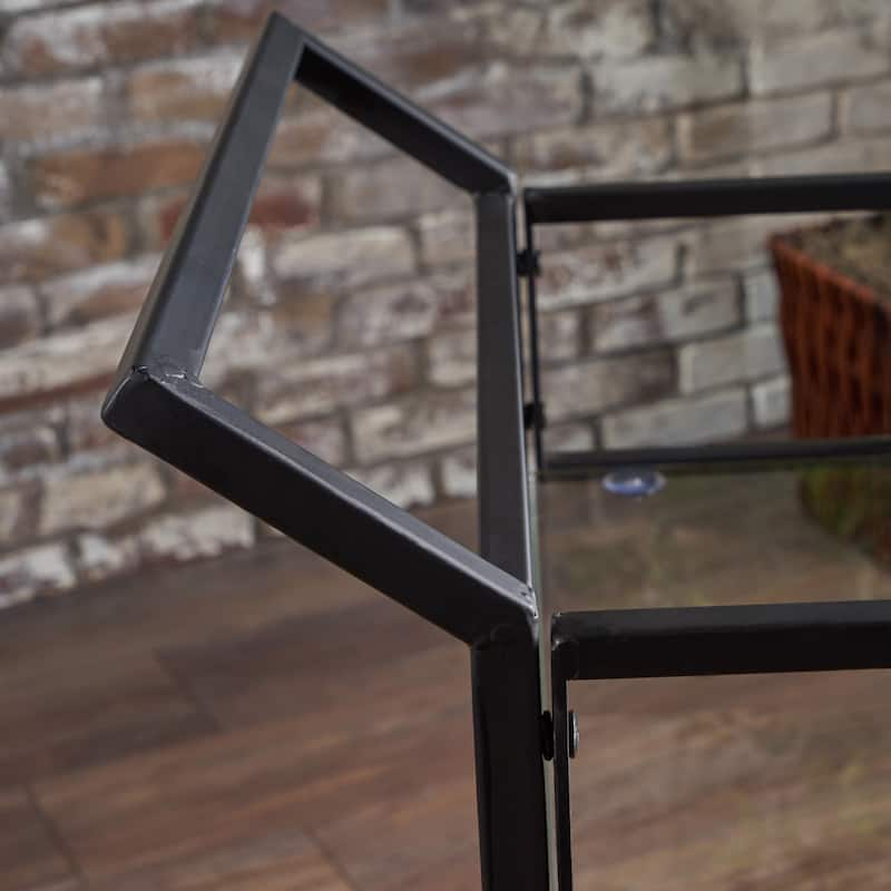 Falon Indoor Modern Bar Cart with Tempered Glass by Christopher Knight Home