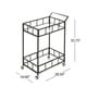 preview thumbnail 14 of 12, Falon Indoor Modern Bar Cart with Tempered Glass by Christopher Knight Home - N/A