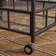 preview thumbnail 12 of 12, Falon Indoor Modern Bar Cart with Tempered Glass by Christopher Knight Home - N/A