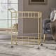 Falon Indoor Modern Bar Cart with Tempered Glass by Christopher Knight Home - N/A