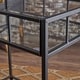 preview thumbnail 11 of 12, Falon Indoor Modern Bar Cart with Tempered Glass by Christopher Knight Home - N/A