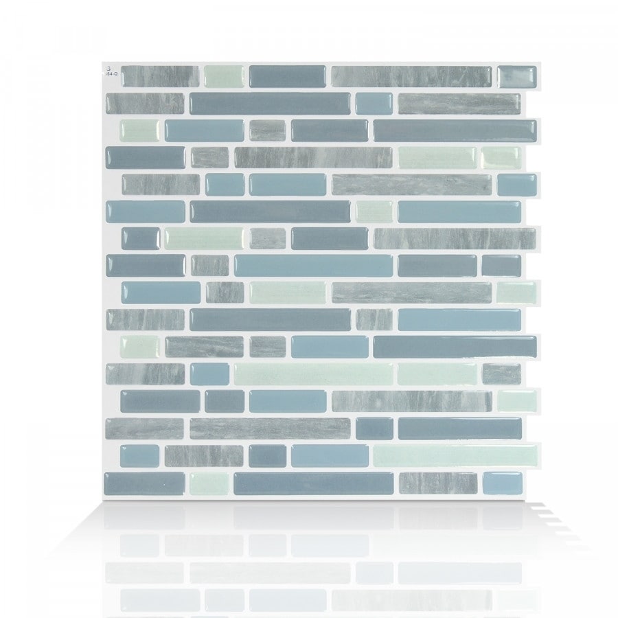 Shop Bellagio Alario Peel And Stick Mosaic Backsplash (4-Pack - Shop Bellagio Alario Peel And Stick Mosaic Backsplash (4-Pack