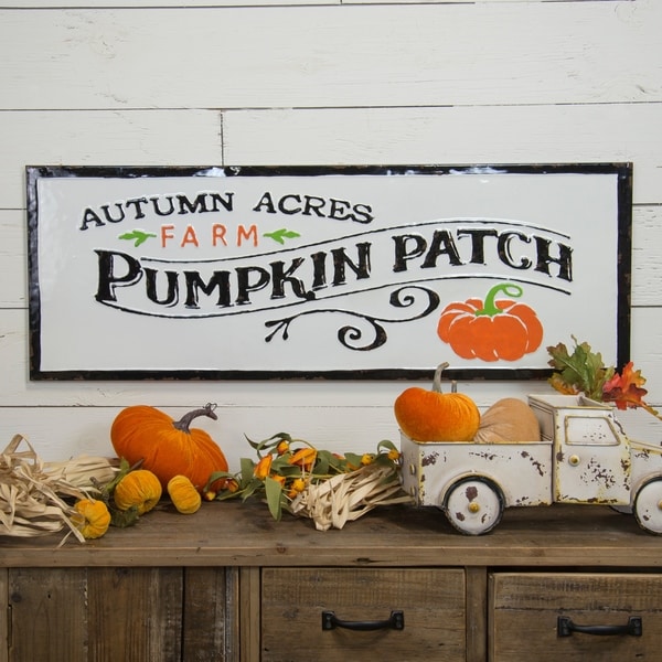 Metal sign "Pumpkin patch"