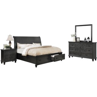 Best Quality Furniture Sleigh 4-Piece Bedroom Set