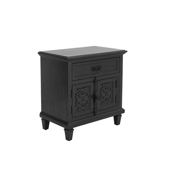 Best Quality Furniture Sleigh Nightstand Only