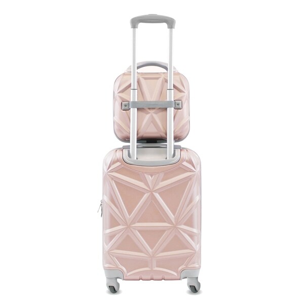 amka luggage rose gold