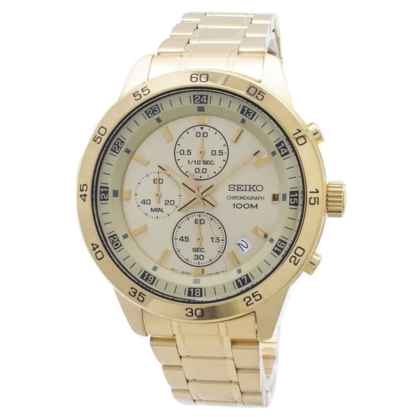 seiko gold mens watch price