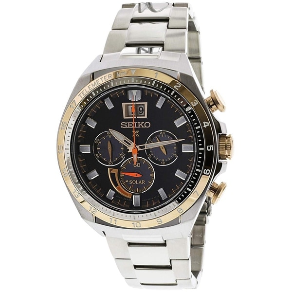 Seiko Men's SSC664 Prospex Chronograph Stainless Steel Watch. Opens flyout.