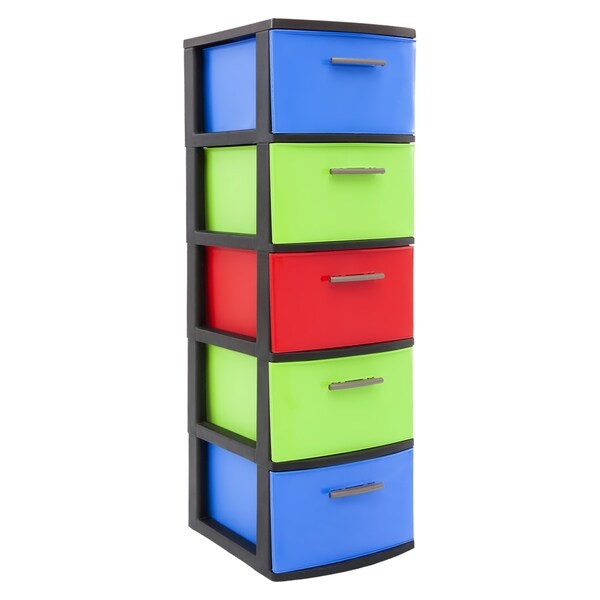 MQ ECLYPSE Multicolor 5-Drawer Storage Cabinet