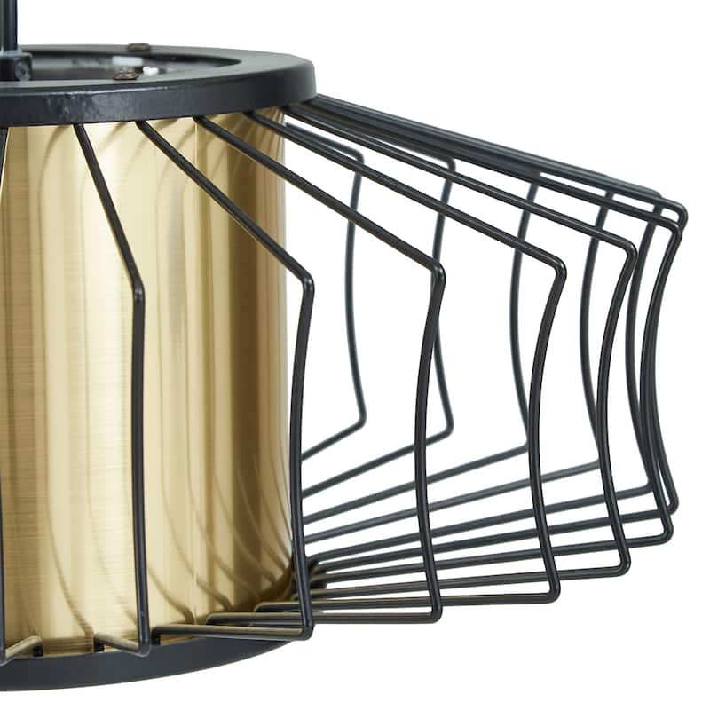 Teo Matte Black Finish Pendant Light by iNSPIRE Q Modern