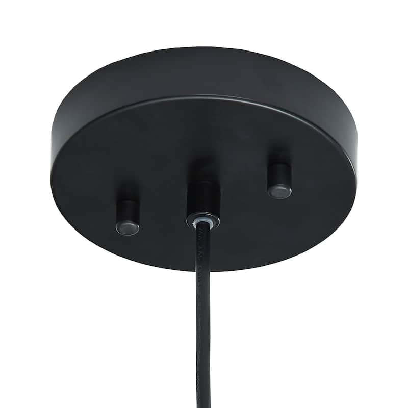 Teo Matte Black Finish Pendant Light by iNSPIRE Q Modern